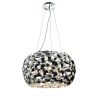 Lustra suspendata diametru 55cm, metal cromat Carera