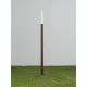 Tarusi - Stalp LED cu tarus, iluminat exterior modern IP65 SLICK corten H-60cm