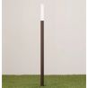 Stalp LED cu tarus, iluminat exterior modern IP65 SLICK corten H-60cm