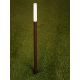 Tarusi - Stalp LED cu tarus, iluminat exterior modern IP65 SLICK corten H-60cm