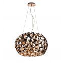 Lustra suspendata diametru 55cm, metal auriu Carera