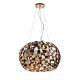 Lustra suspendata diametru 55cm, metal auriu Carera