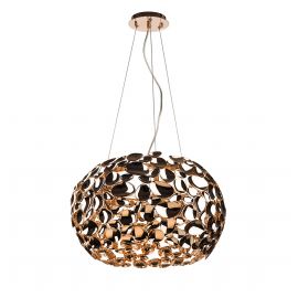 Pendule, Lustre suspendate - Lustra suspendata diametru 55cm, metal auriu Carera