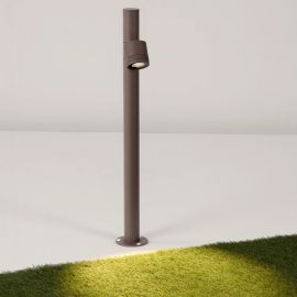 Stalpi - Stalp cu spot LED 7W 2700K, IP65 BARIO corten