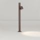 Stalpi - Stalp cu spot LED 7W 2700K, IP65 BARIO corten