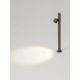 Stalpi - Stalp cu spot LED 7W 2700K, IP65 BARIO corten