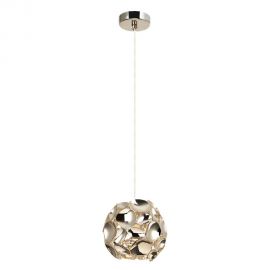 Pendule, Lustre suspendate - Lustra, Pendul diametru 15cm, metal auriu Carera Small