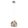Lustra, Pendul diametru 15cm, metal auriu Carera Small