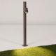 Stalpi - Stalp cu spot LED 7W 3000K, IP65 BARIO corten