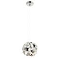 Lustra, Pendul diametru 15cm, metal cromat Carera Small