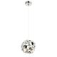 Lustra, Pendul diametru 15cm, metal cromat Carera Small
