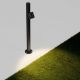 Stalpi - Stalp cu spot LED 7W 2700K, IP65 BARIO negru