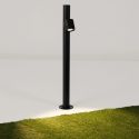 Stalp cu spot LED 7W 2700K, IP65 BARIO negru