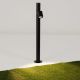 Stalpi - Stalp cu spot LED 7W 2700K, IP65 BARIO negru