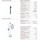 Stalpi - Stalp cu spot LED 7W 2700K, IP65 BARIO negru