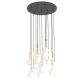 Pendule, Lustre suspendate - Lustra cu 16 pendule pentru tavane inalte, hol, casa scarii Ero XVI Auriu 60