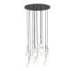 Pendule, Lustre suspendate - Lustra cu 16 pendule pentru tavane inalte, hol, casa scarii Ero XVI Crom 60