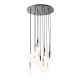 Pendule, Lustre suspendate - Lustra cu 16 pendule pentru tavane inalte, hol, casa scarii Ero XVI Multicolor 60