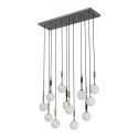Lustra cu 14 pendule Ero XIV Multicolor 80x25