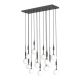 Pendule, Lustre suspendate - Lustra cu 14 pendule Ero XIV Negru 80x25