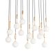 Pendule, Lustre suspendate - Lustra cu 14 pendule Ero XIV Auriu 80x25