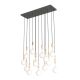 Pendule, Lustre suspendate - Lustra cu 14 pendule Ero XIV Auriu 80x25