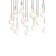 Pendule, Lustre suspendate - Lustra cu 14 pendule Ero XIV Auriu 80x25