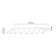 Pendule, Lustre suspendate - Lustra cu 14 pendule Ero XIV Auriu 80x25