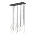 Lustra cu 14 pendule Ero XIV Crom 80x25