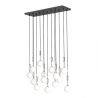 Lustra cu 14 pendule Ero XIV Crom 80x25
