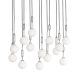 Pendule, Lustre suspendate - Lustra cu 14 pendule Ero XIV Crom 80x25