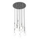 Pendule, Lustre suspendate - Lustra cu 12 pendule pentru tavane inalte, hol, casa scarii Ero XII Crom 60