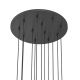 Pendule, Lustre suspendate - Lustra cu 12 pendule pentru tavane inalte, hol, casa scarii Ero XII Crom 60