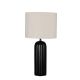 Veioza, Lampa de masa din ceramica neagra VALENTO