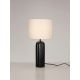 Veioze - Veioza, Lampa de masa din ceramica neagra VALENTO