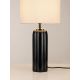 Veioze - Veioza, Lampa de masa din ceramica neagra VALENTO