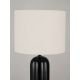 Veioze - Veioza, Lampa de masa din ceramica neagra VALENTO