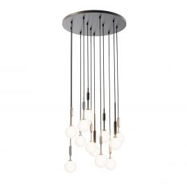 Pendule, Lustre suspendate - Lustra cu 12 pendule pentru tavane inalte, hol, casa scarii Ero XII multicolor 60