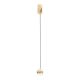 Pendul LED din metal auriu cu sticla Bolicina