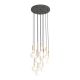 Pendule, Lustre suspendate - Lustra cu 10 pendule pentru tavane inalte, hol, casa scarii Ero X auriu 40