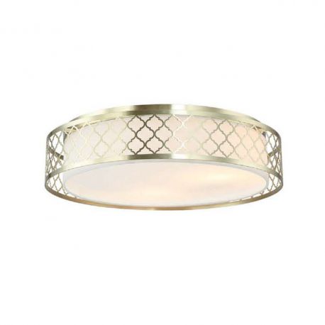 Plafoniere - Plafoniera diametru 52cm, metal auriu satinat Cavalli