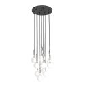 Lustra cu 10 pendule pentru tavane inalte, hol, casa scarii Ero X crom 40