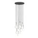 Pendule, Lustre suspendate - Lustra cu 10 pendule pentru tavane inalte, hol, casa scarii Ero X crom 40