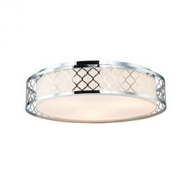 Plafoniere - Plafoniera diametru 52cm, metal cromat Cavalli