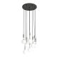 Lustra cu 8 pendule suspendate Ero VIII crom 40