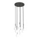 Pendule, Lustre suspendate - Lustra cu 8 pendule suspendate Ero VIII crom 40