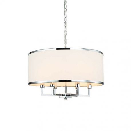 Candelabre, Lustre - Lustra suspendata diametru 50cm, metal cromat Casa M