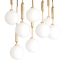 Pendule, Lustre suspendate - Lustra cu 8 pendule suspendate Ero VIII auriu 40