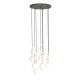 Pendule, Lustre suspendate - Lustra cu 8 pendule suspendate Ero VIII auriu 40