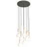 Lustra cu 8 pendule suspendate Ero VIII auriu 40